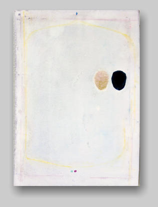 Michael Rutherford, Acrylic and interference pigments, and watercolor pencil on canvas, 9 x 6.85”, 2021