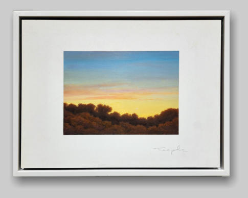 Bill Teeple, Oil on gesso panel, 5 x 7” image, 10 x 13” frame, 2025