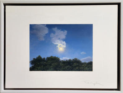 Bill Teeple, Oil on gesso panel, 5 x 7” image, 10 x 13” frame, 2025