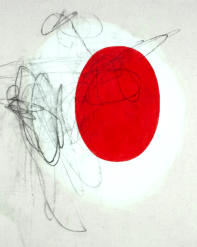 Oil, acrylic and graphite on fabric on panel, 19” x 24” x ¼”, 2025.